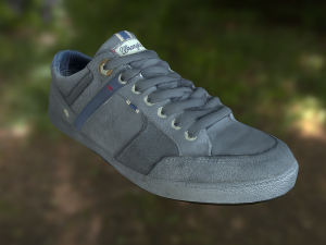 sneaker shoe low poly 3D Model