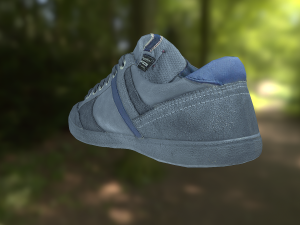 sneaker shoe low poly 3D Model
