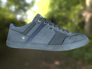 sneaker shoe low poly 3D Model