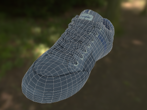 sneaker shoe low poly 3D Model