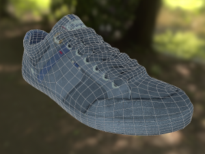 sneaker shoe low poly 3D Model