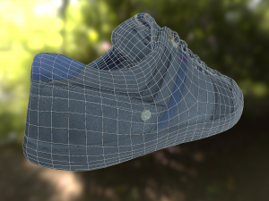 sneaker shoe low poly 3D Model