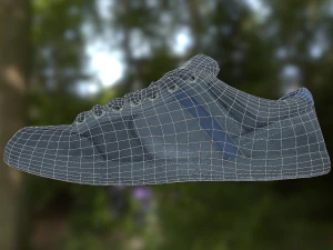 sneaker shoe low poly 3D Model
