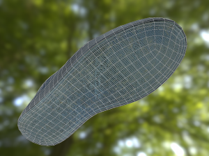 sneaker shoe low poly 3D Model