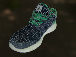 adidas shoe low poly 3D Model