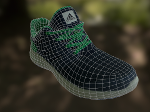 adidas shoe low poly 3D Model