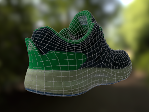adidas shoe low poly 3D Model
