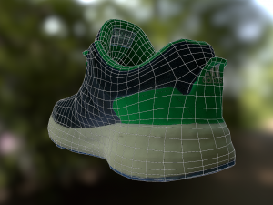 adidas shoe low poly 3D Model
