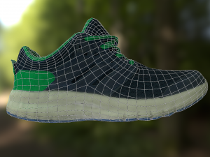 adidas shoe low poly 3D Model