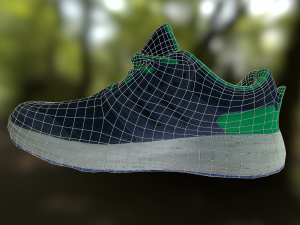 adidas shoe low poly 3D Model
