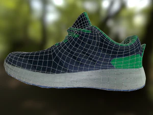 adidas shoe low poly 3D Model