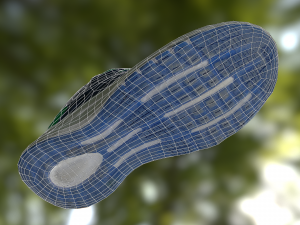 adidas shoe low poly 3D Model