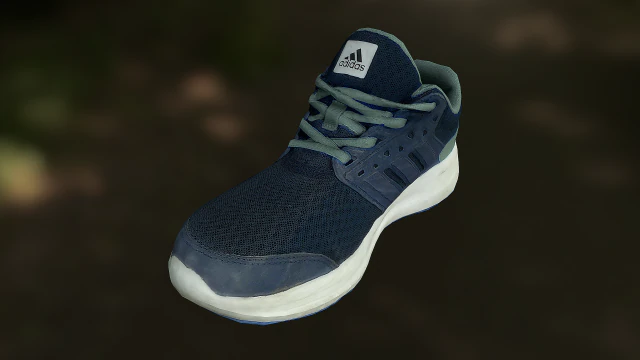 adidas shoe low poly 3D Model .c4d .max .obj .3ds .fbx .stl .blend 