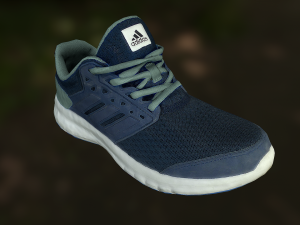 adidas shoe low poly 3D Model