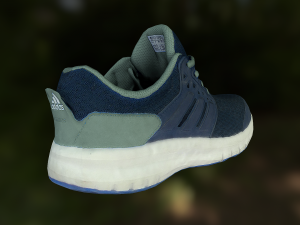 adidas shoe low poly 3D Model