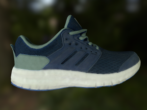 adidas shoe low poly 3D Model