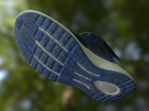 adidas shoe low poly 3D Model