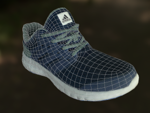 adidas shoe low poly 3D Model