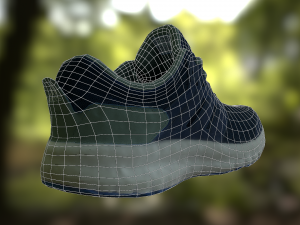 adidas shoe low poly 3D Model