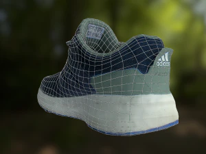 adidas shoe low poly 3D Model