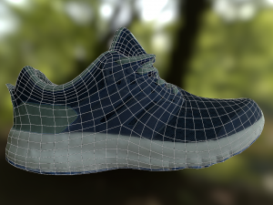 adidas shoe low poly 3D Model