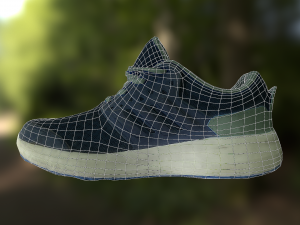 adidas shoe low poly 3D Model