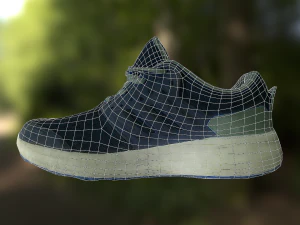 adidas shoe low poly 3D Model