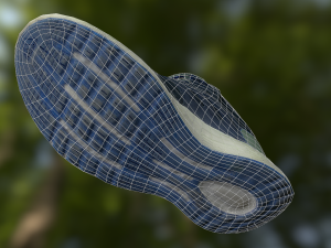 adidas shoe low poly 3D Model