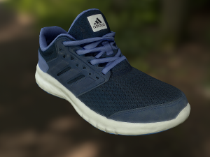 adidas shoe low poly Modello 3D