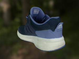 adidas shoe low poly Modello 3D
