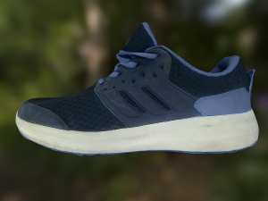 adidas shoe low poly Modello 3D