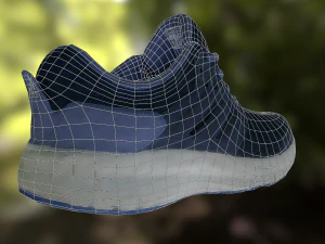 adidas shoe low poly 3D Model