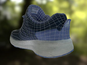 adidas shoe low poly 3D Model