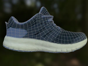adidas shoe low poly 3D Model