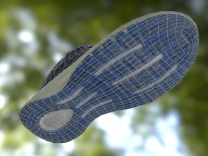 adidas shoe low poly 3D Model
