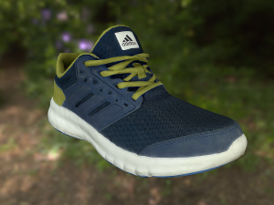 adidas shoe low poly Modelo 3D