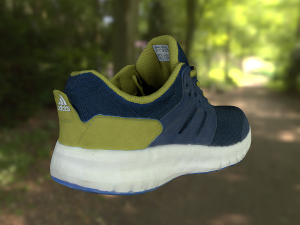 adidas shoe low poly Modelo 3D