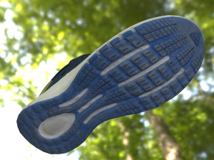 adidas shoe low poly Modelo 3D