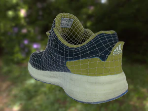 adidas shoe low poly 3D Model
