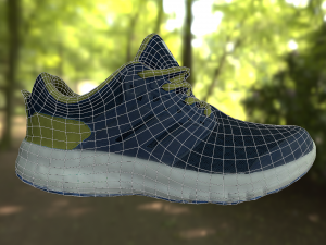 adidas shoe low poly Modelo 3D