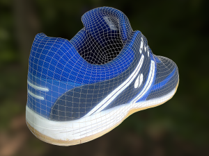 shoe low poly Modello 3D