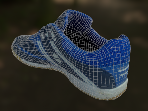 shoe low poly Modello 3D
