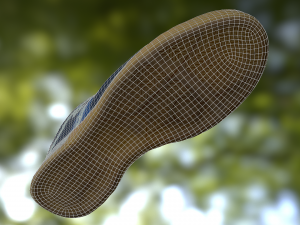 shoe low poly Modello 3D