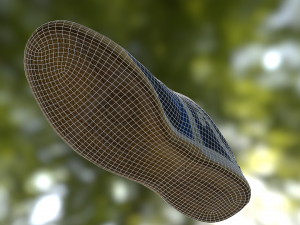 shoe low poly Modello 3D