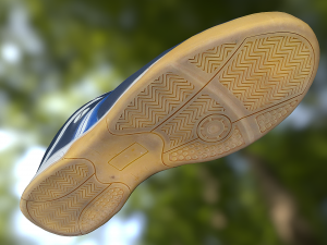 shoe low poly Modello 3D