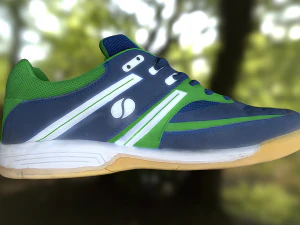 zapato bajo poli Modelo 3D