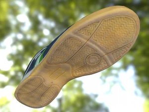 zapato bajo poli Modelo 3D