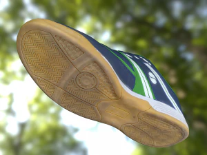 zapato bajo poli Modelo 3D