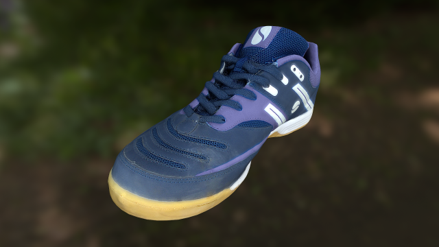 shoe low poly 3D Model .c4d .max .obj .3ds .fbx .stl .blend 