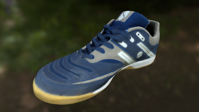 shoe low poly 3D 模型 .c4d .max .obj .3ds .fbx .stl .blend 
